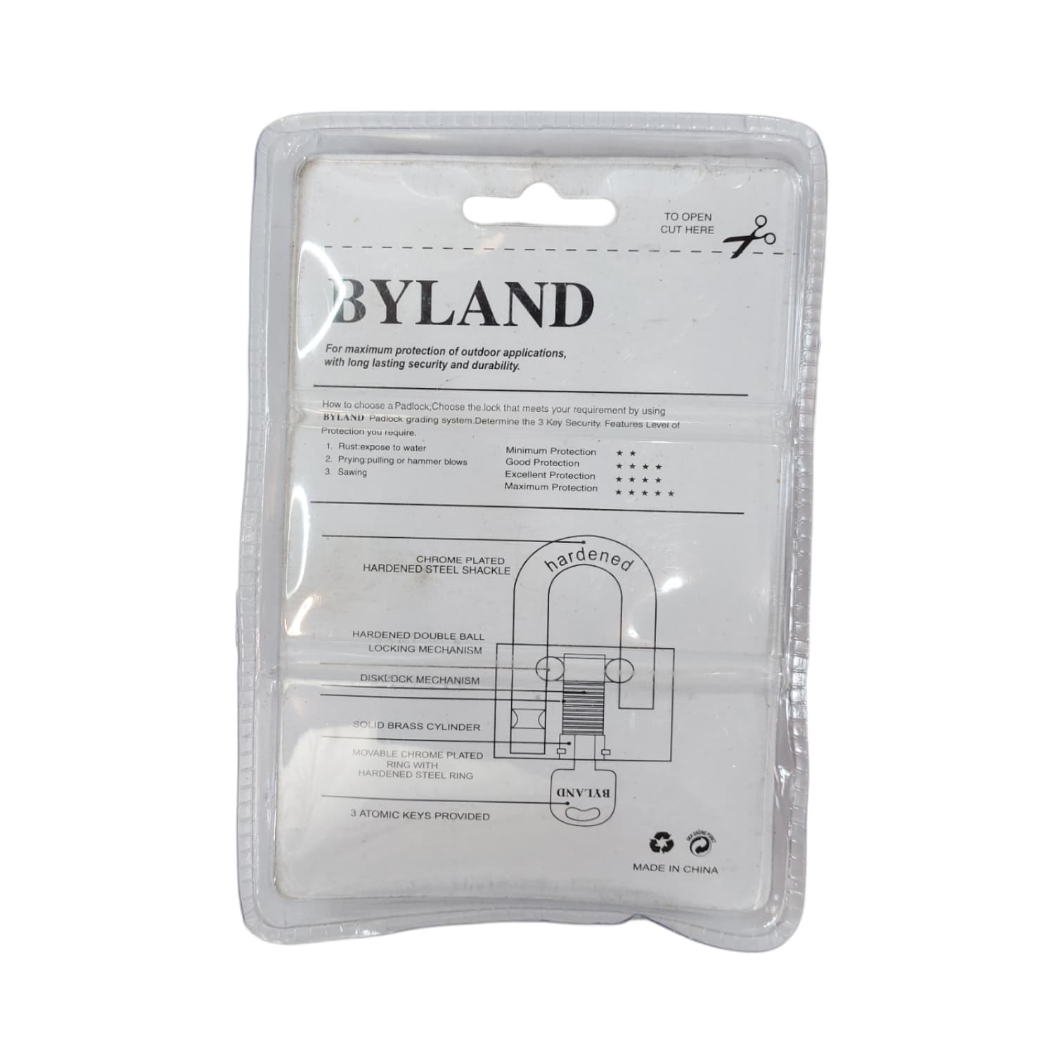 قفل کتابی BYLAND — تصویر ۴
