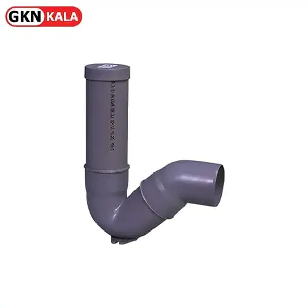 سیفون 50 یک تکه با درپوش (بالوله 63) نیوفلکس