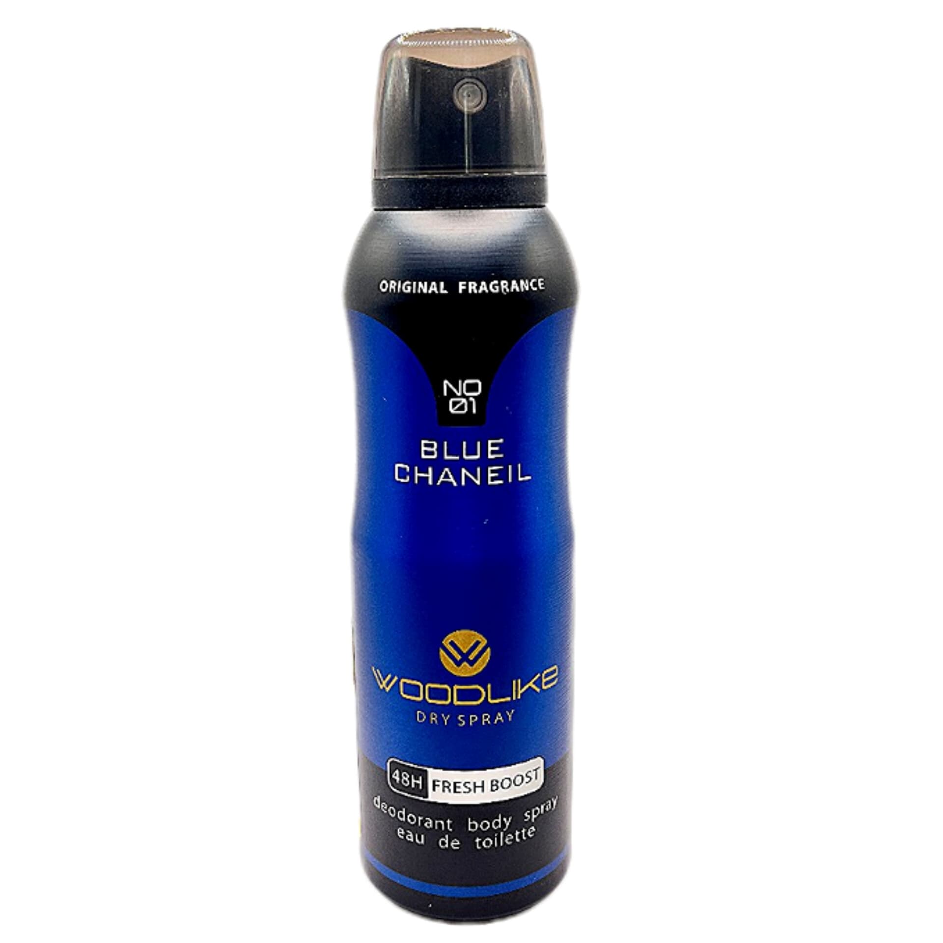 اسپری بدن مردانه وودلایک مدل BLUE CHANEIL