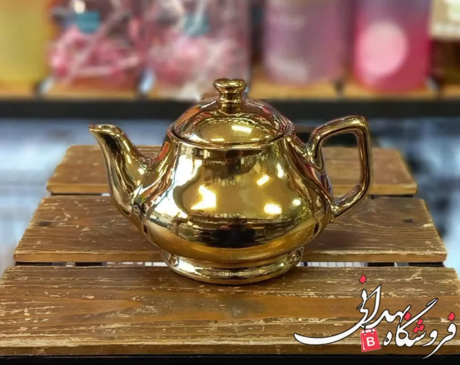 قوری زعفران چینی رنگی — تصویر ۷