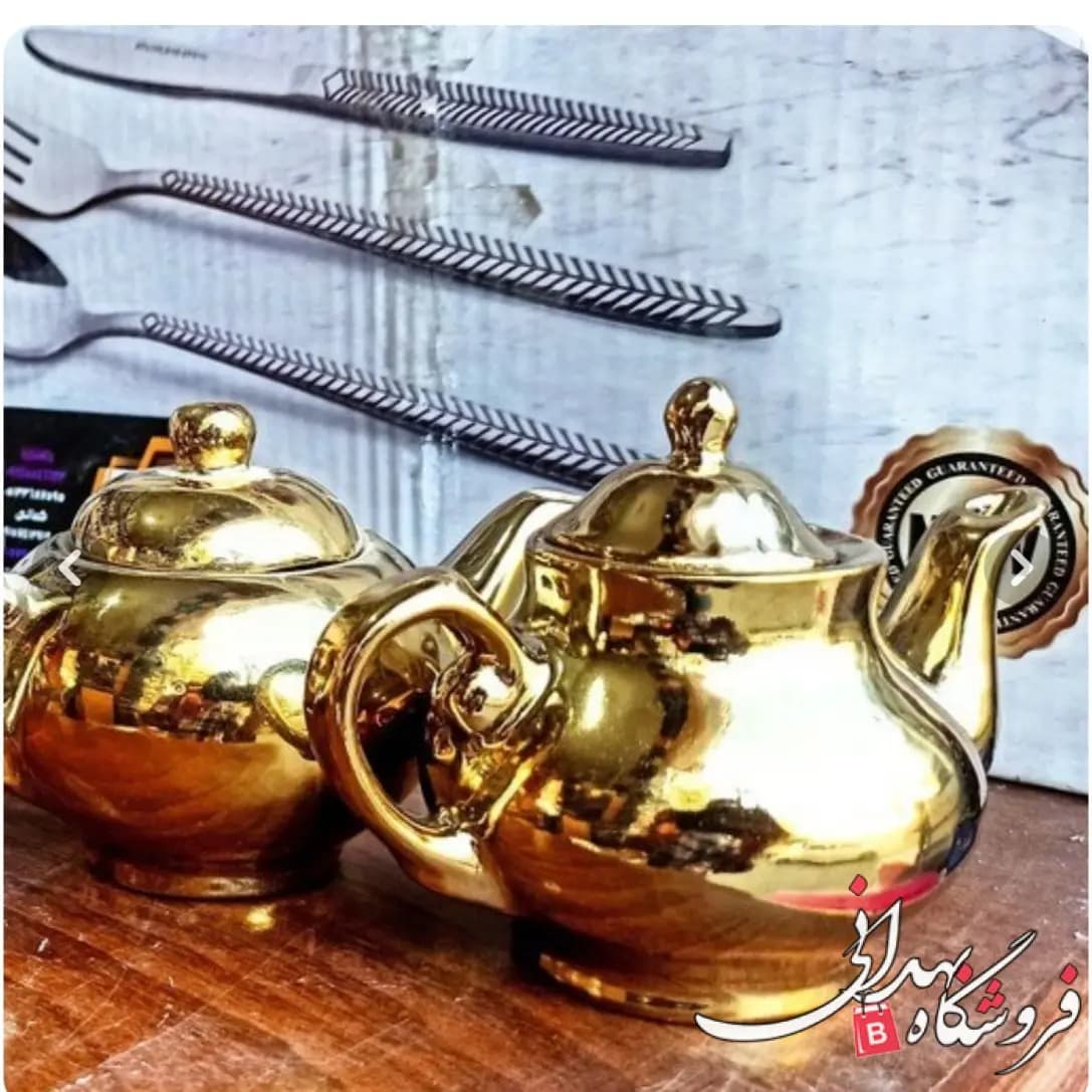قوری زعفران چینی رنگی — تصویر ۸