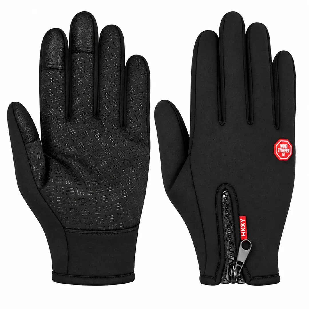 ‏دستکش زمستانی HKXY مدل WINDS STOPPER BLACK
