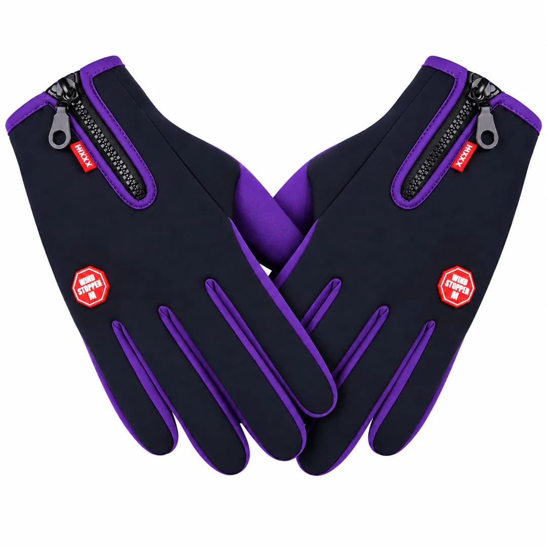 ‏دستکش زمستانی HKXY مدل WINDS STOPPER PURPLE — تصویر ۲