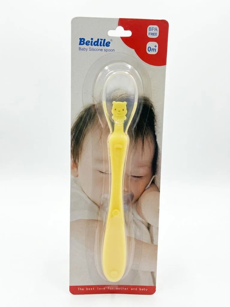 قاشق کودک سیلیکونی فانتزی beidile کد 22600121