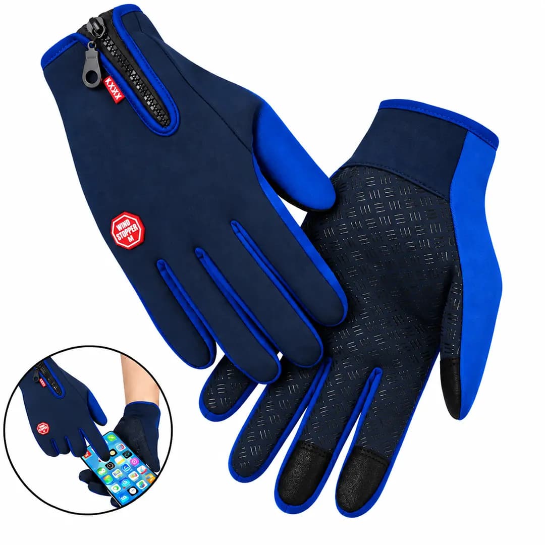 دستکش زمستانی HKXY مدل WINDS STOPPER BLUE — تصویر ۳