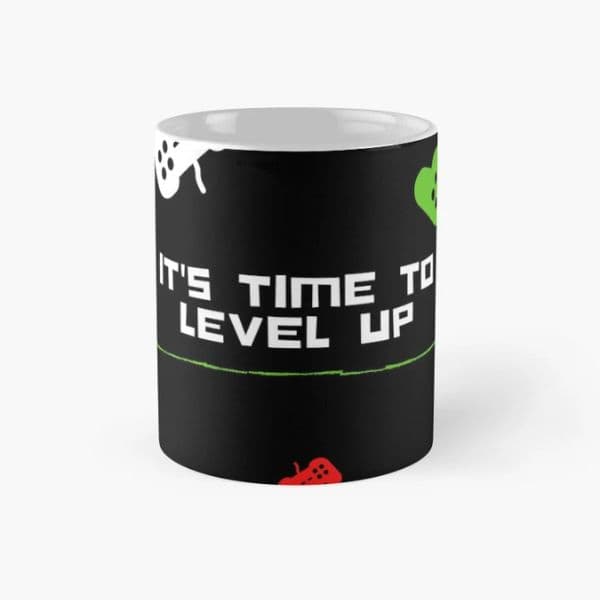 ماگ گیمینگ طرح It’s Time To Level Up
