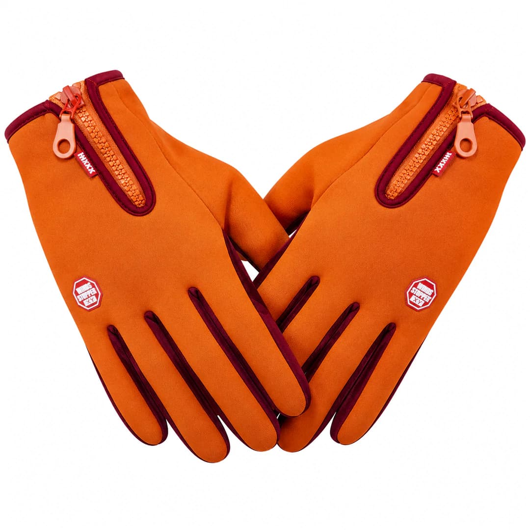‏دستکش زمستانی HKXY مدل WINDS STOPPER ORANGE — تصویر ۲