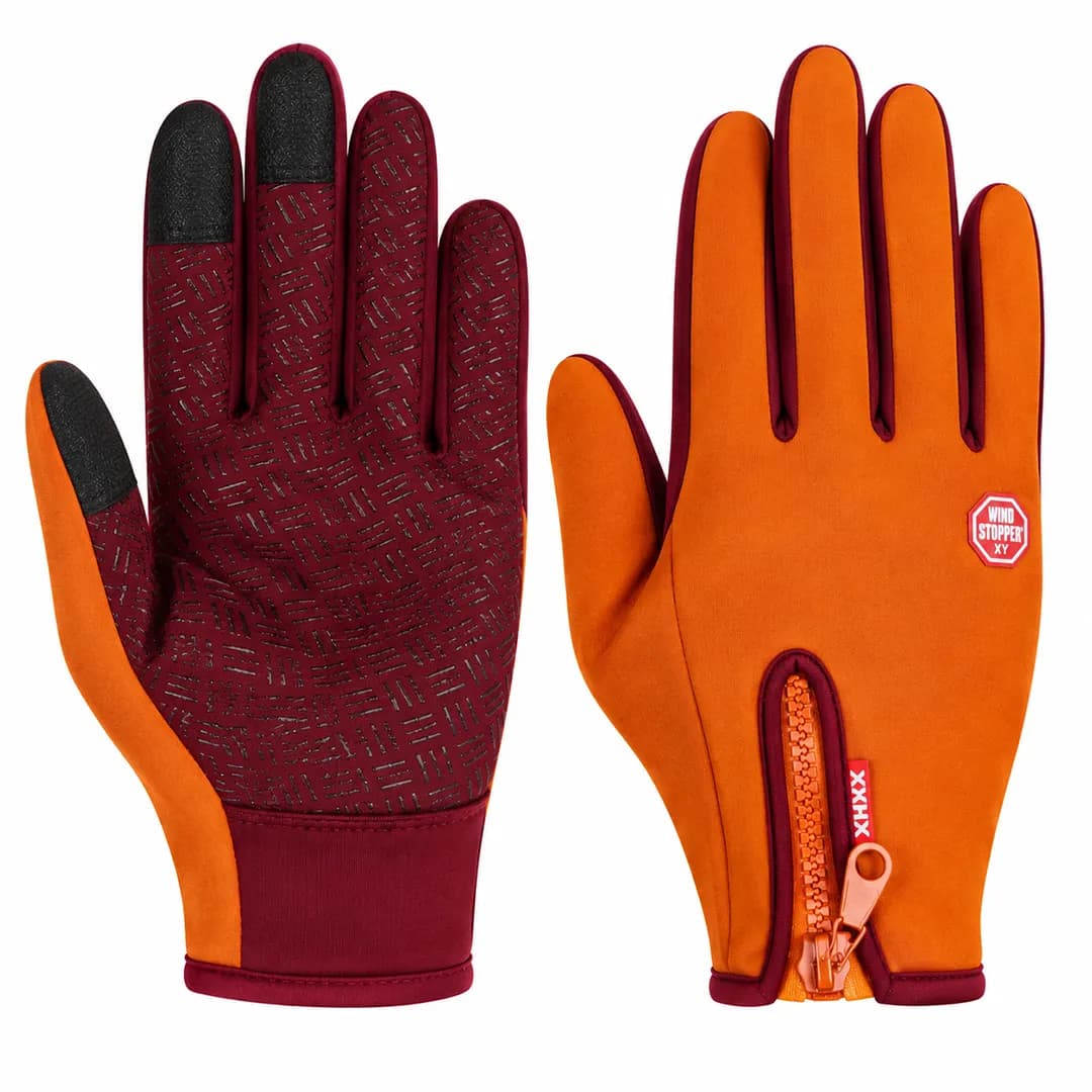 دستکش زمستانی HKXY مدل WINDS STOPPER ORANGE