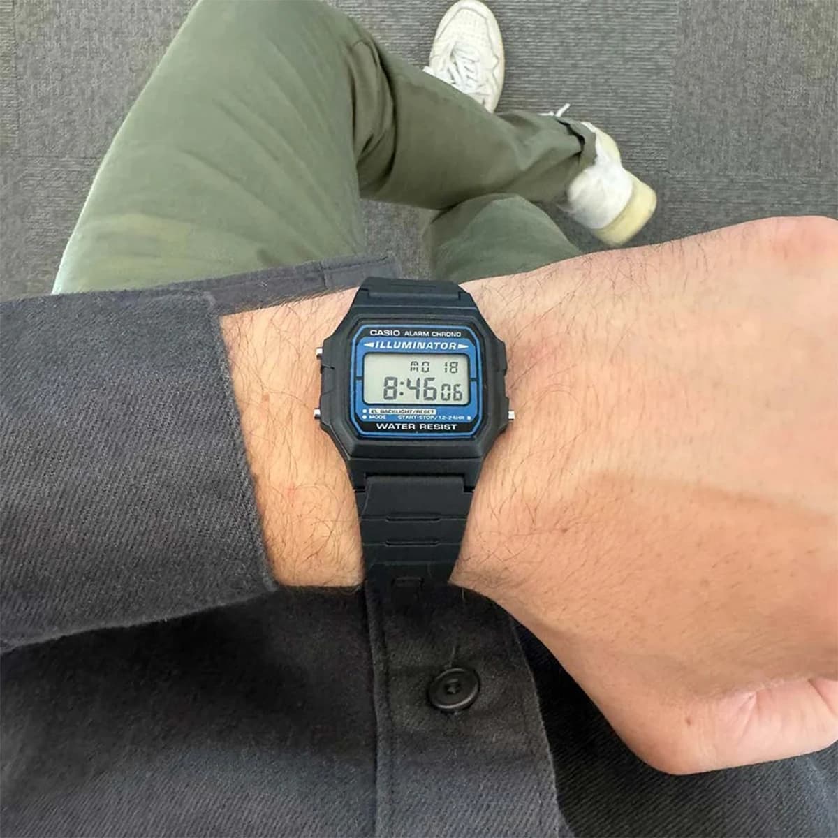 ساعت مچی کاسیو مدل Casio F-105W-1A — تصویر ۵