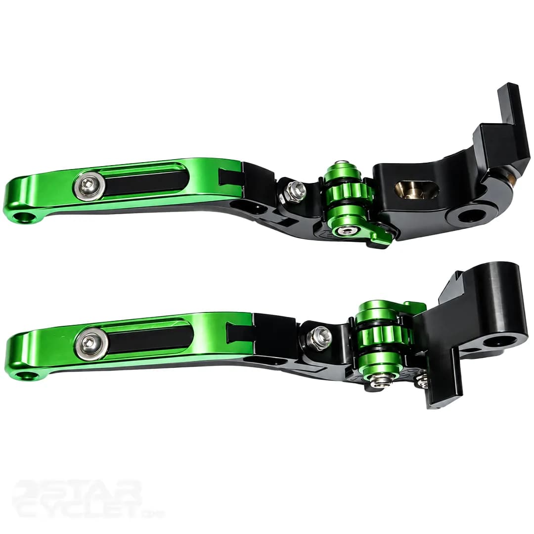 کتی ترمز وکلاژ مدل مشکی سبز قهرمانی مناسب برای کاوازاکی نینجا 2 سیلندر و 4 سیلندر نیو — تصویر ۳