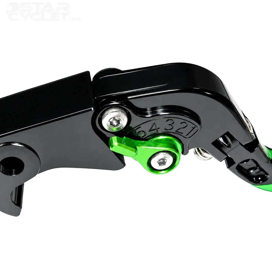 کتی ترمز وکلاژ مدل مشکی سبز قهرمانی مناسب برای کاوازاکی نینجا 2 سیلندر و 4 سیلندر نیو — تصویر ۵
