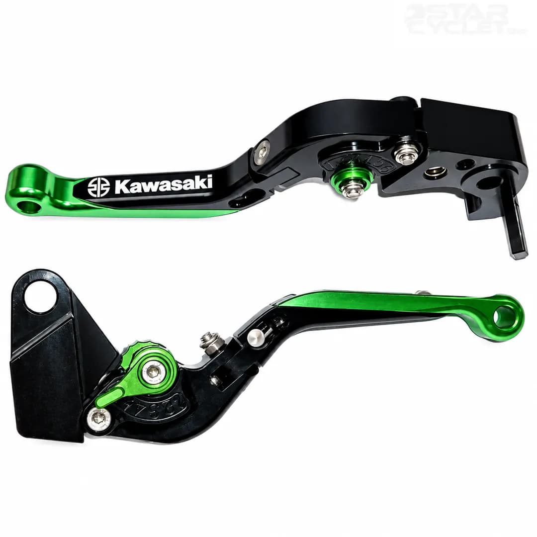کتی ترمز وکلاژ مدل مشکی سبز قهرمانی مناسب برای کاوازاکی نینجا 2 سیلندر و 4 سیلندر نیو — تصویر ۲