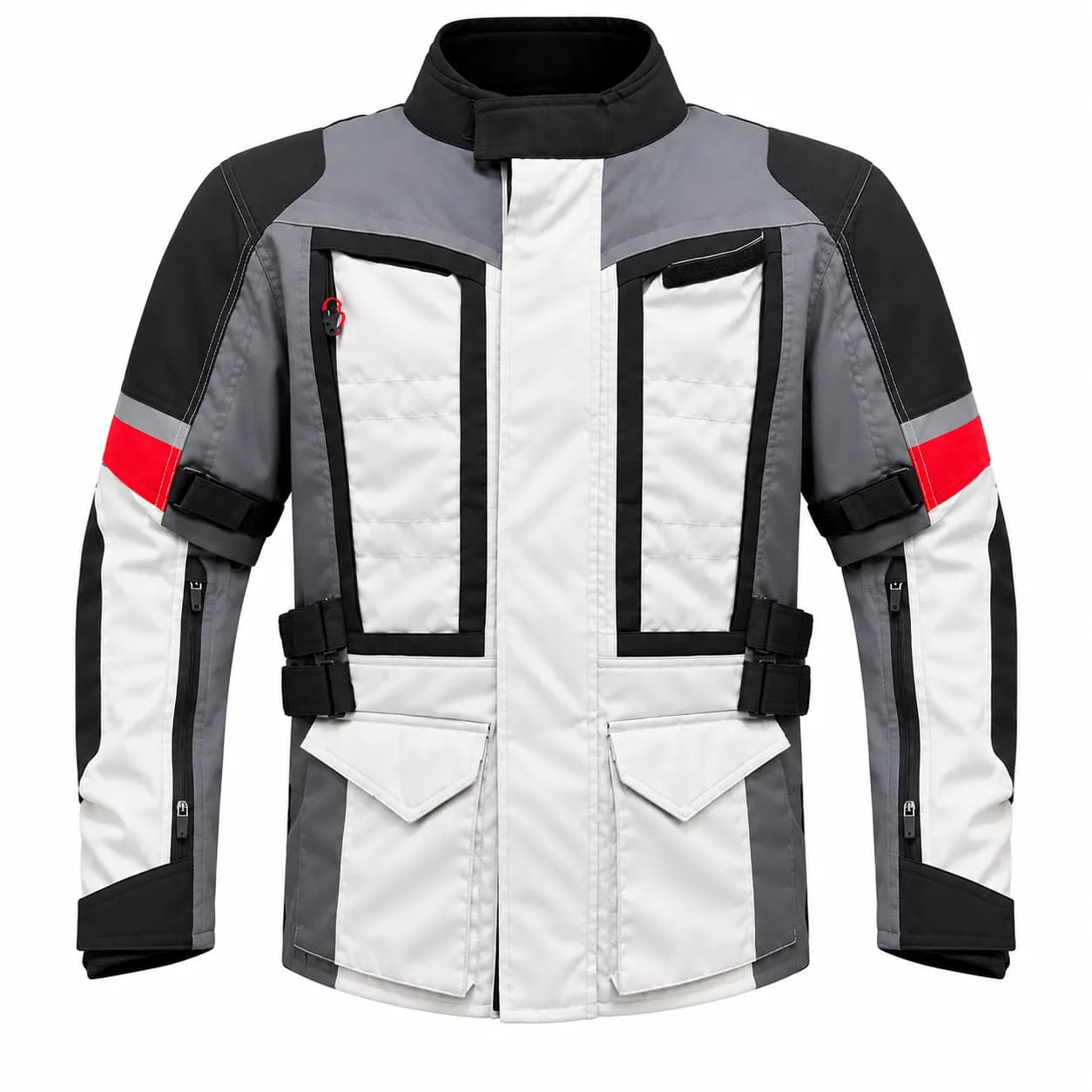 کاپشن زمستانی آدرنالین مدل WHITE GRAY BLACK
