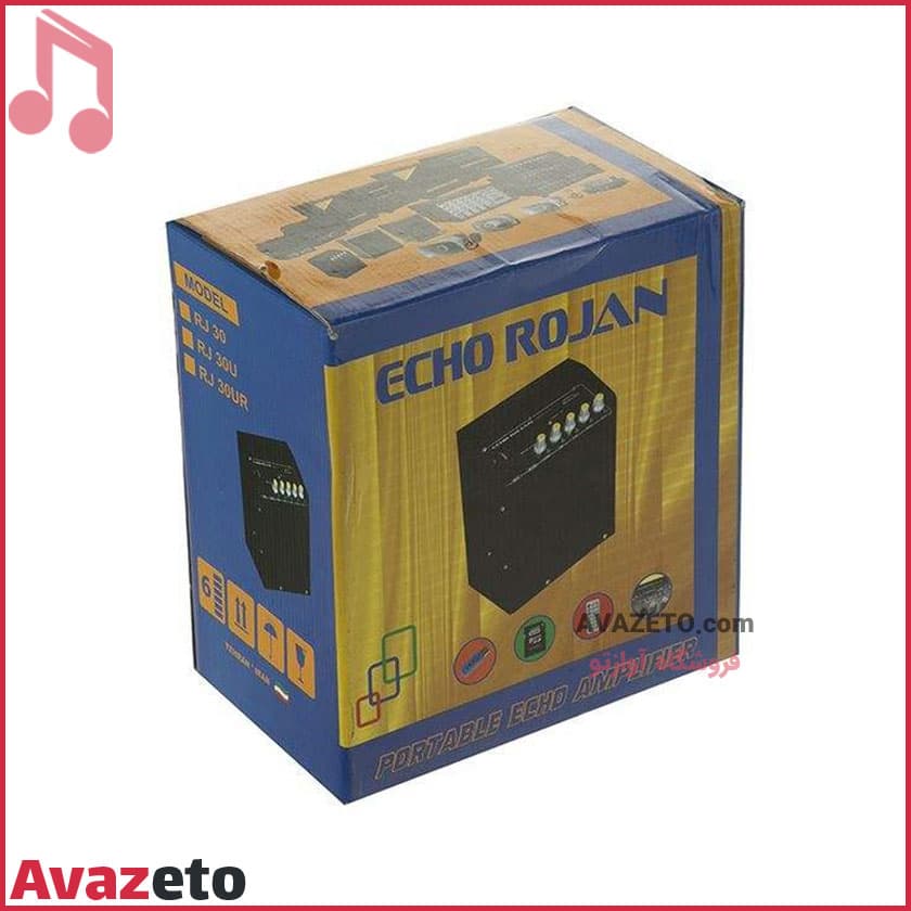 اکو پرتابل شارژی روژان Rojan RJ-120U — تصویر ۴
