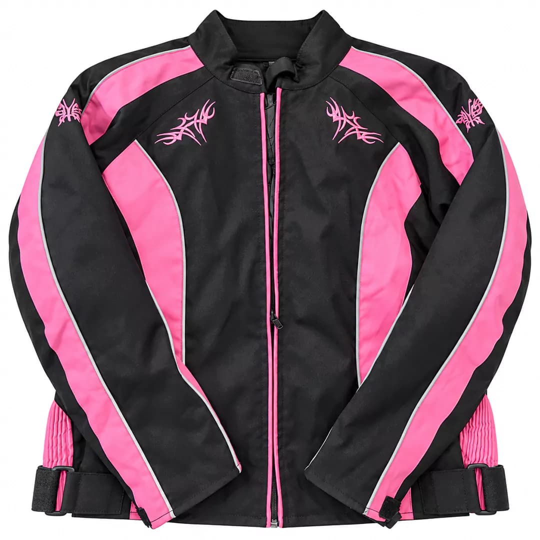 کاپشن چهار فصل پد فکت بایکو مدل PINK BLACK — تصویر ۶