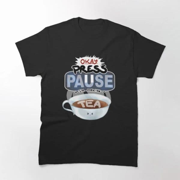 تی شرت گیمی Ragequit Tea Break — تصویر ۲