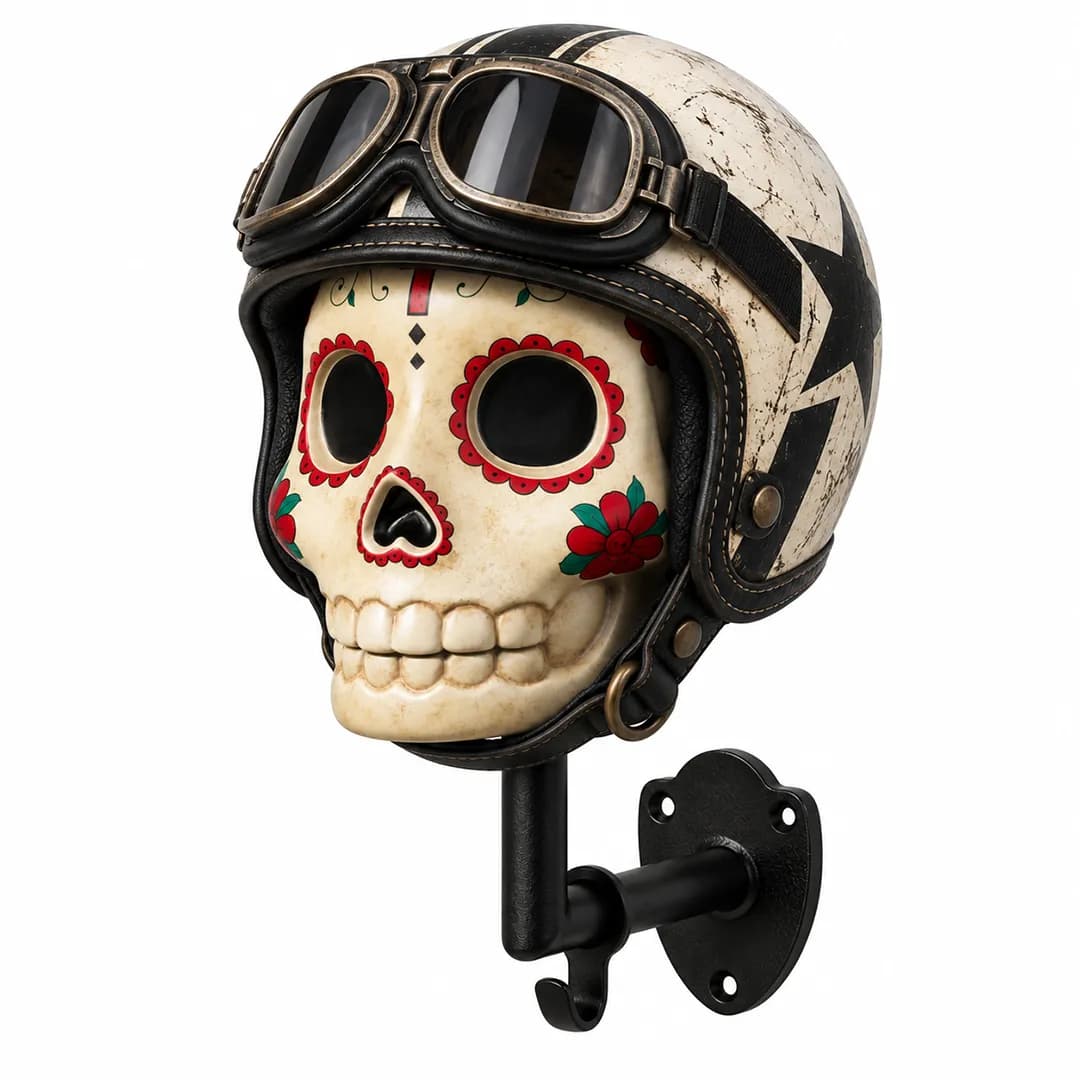 استند کلاه کاسکت موتوزوم مدل Art Skull — تصویر ۲