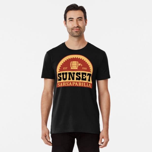 تی شرت گیمی Sunset Sarsaparilla