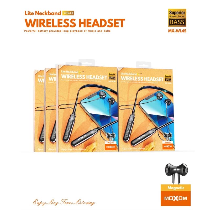 هدفون بلوتوثی موکسوم مدل MX-WL45 — تصویر ۲