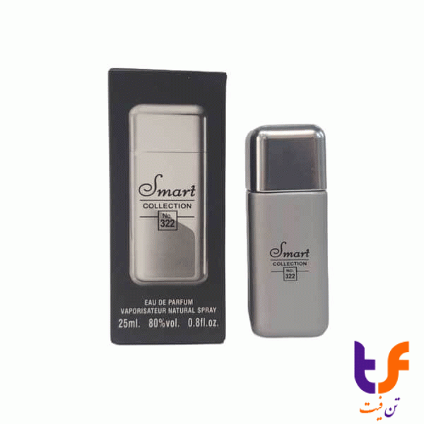 ادکلن مردانه ۲۱۲ وی آی پی اسمارت کالکشن کد ۳۲۲ حجم ۲۵ میل | Smart Collection Carolina Herrera 212 VIP Men — تصویر ۲