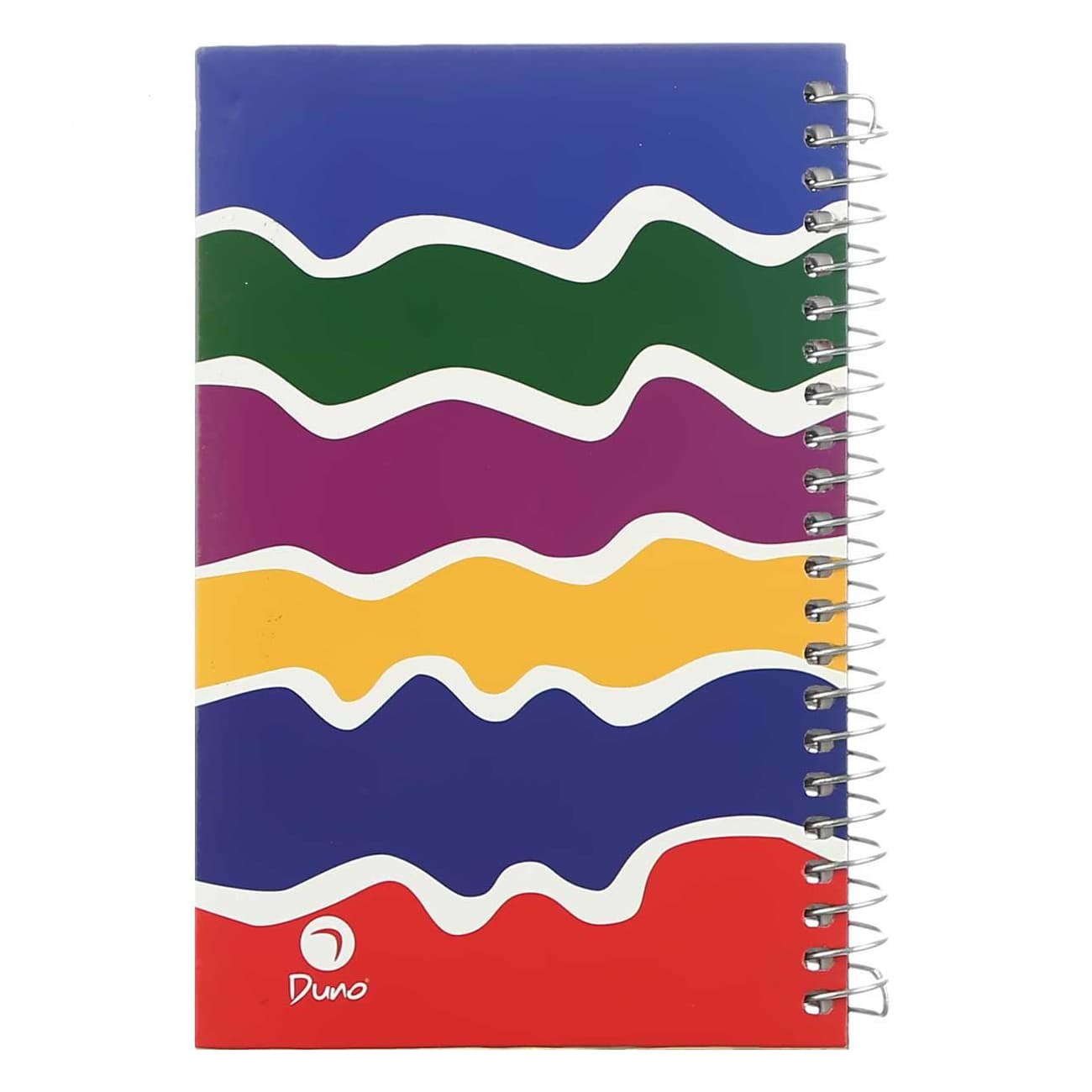 دفترچه یادداشت 80 برگ دونو مدل 10*15 طرح مواج