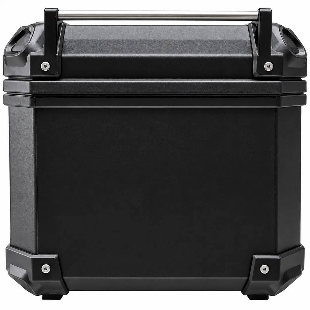 باکس 55 لیتری ایکس مدل BLACK جنس فلزی — تصویر ۳