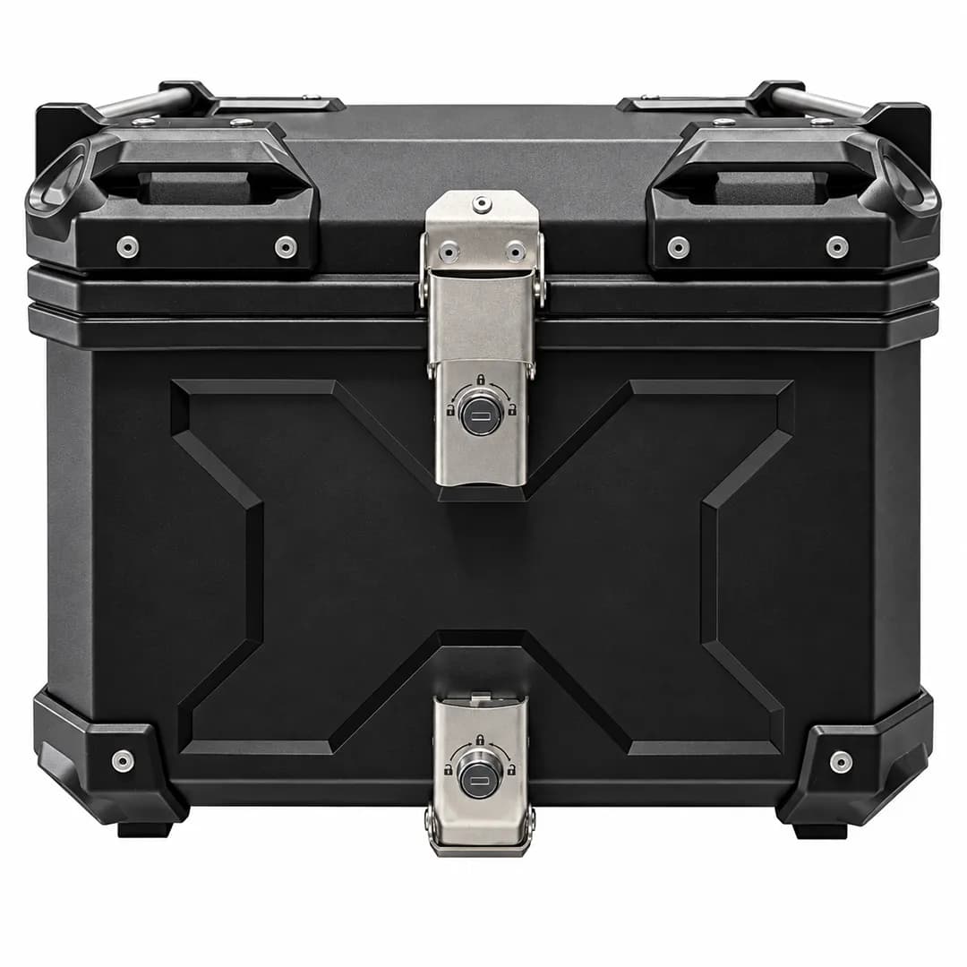 باکس 55 لیتری ایکس مدل BLACK جنس فلزی — تصویر ۶