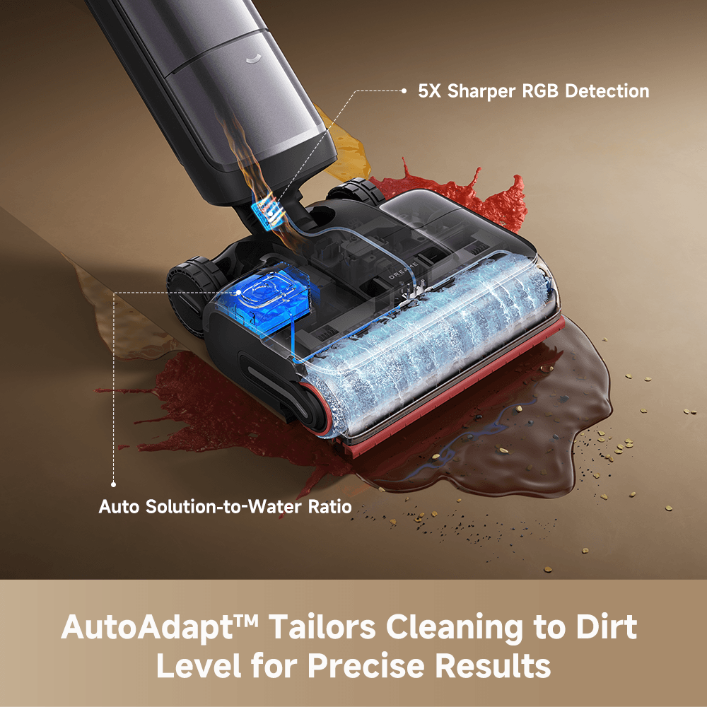 جارو شارژی عصایی بخارشور آب و خاک دریم مدل DREAME H16 PRO Steam Wet and Dry Vacuum Cleaner ( پک اصلی و گلوبال شرکتی ) خفن ترین در دنیا — تصویر ۶