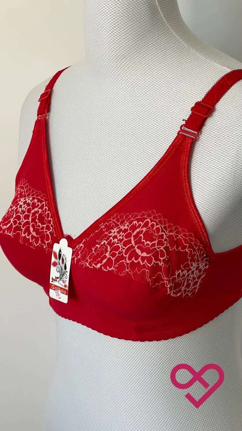 سوتین گیپور زنانه گلبو | کاپ C سایز 75 تا 85 | کد 447