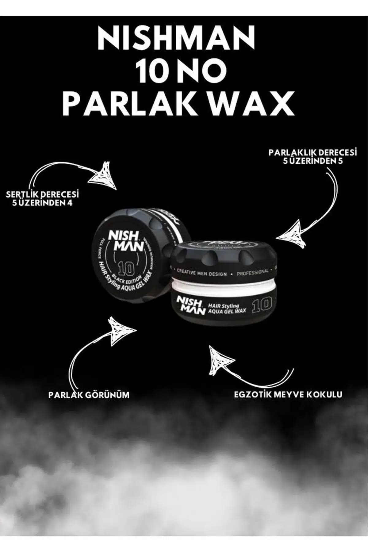 واکس مو ژلی نیشمن شماره ۱۰ مدل Aqua Gel Wax حجم ۱۵۰ میل — تصویر ۳