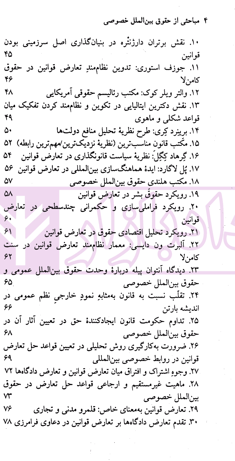 مباحثی از حقوق بین الملل خصوصی | سفیداری — تصویر ۳