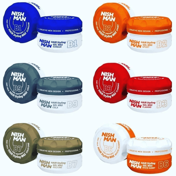 واکس حالت دهنده مو نیشمن مدل Wax Gum B1 حجم 150 میل — تصویر ۴