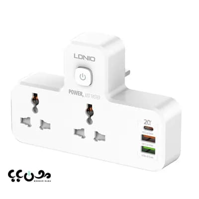 چندراهی برق LDNIO SC2311 | شارژ سریع PD و QC3.0