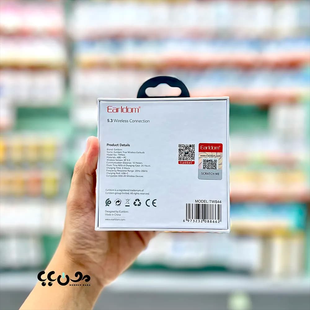هندزفری بلوتوثی ارلدام مدل TWS44 اصل — تصویر ۴