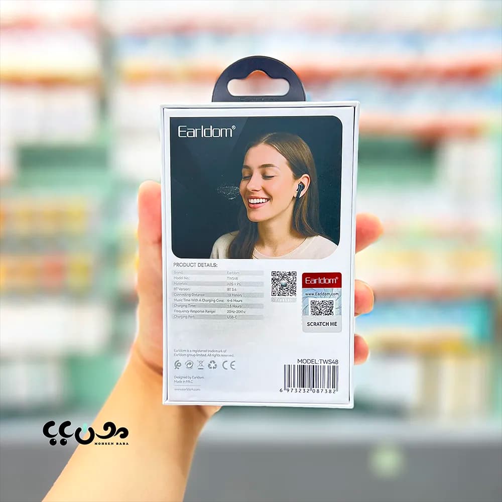هندزفری بلوتوثی ارلدام TWS48 | ایرپاد ارلدام TWS48 اصل — تصویر ۴