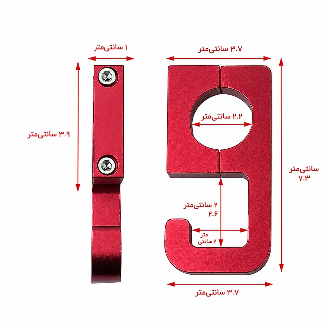 قلاب رنتال مدل BLACK مناسب نصب رو فرمان — تصویر ۴