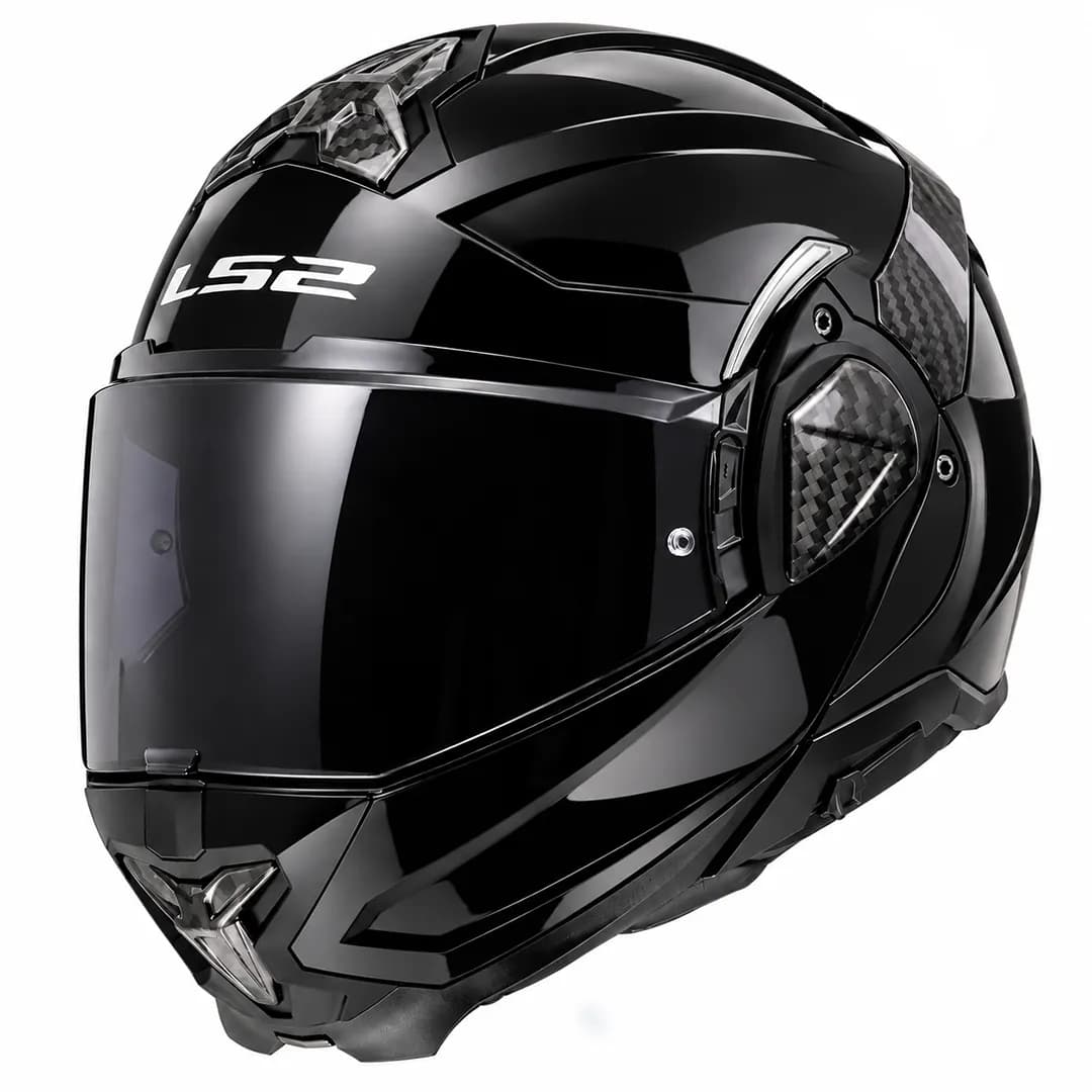 کلاه کاسکت فول متحرک ال اس 2 مدل ADVANT BLACK