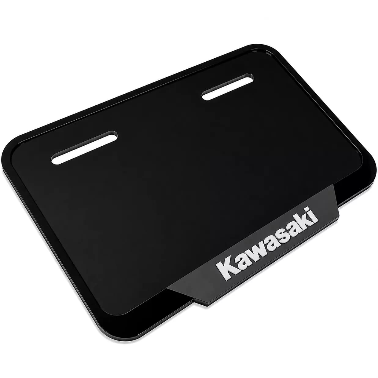 قاب پلاک استی استایل مدل KAWASAKI WHITE