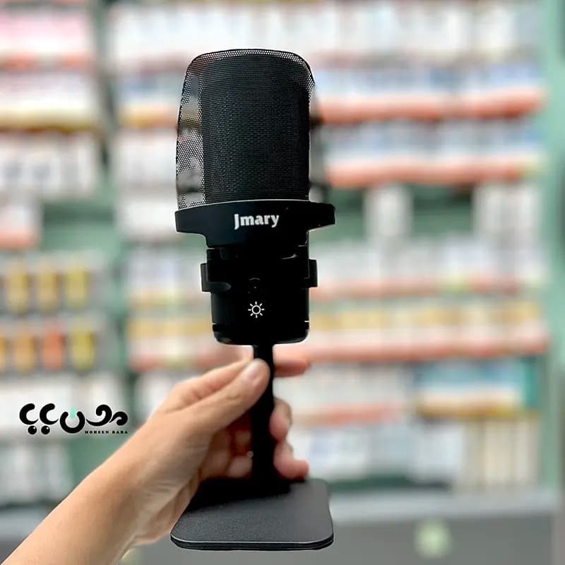 میکروفون رومیزی جی ماری مدل MC-PW13 | میکروفون USB حرفه ای برای تولید محتوا، استریم و پادکست — تصویر ۵