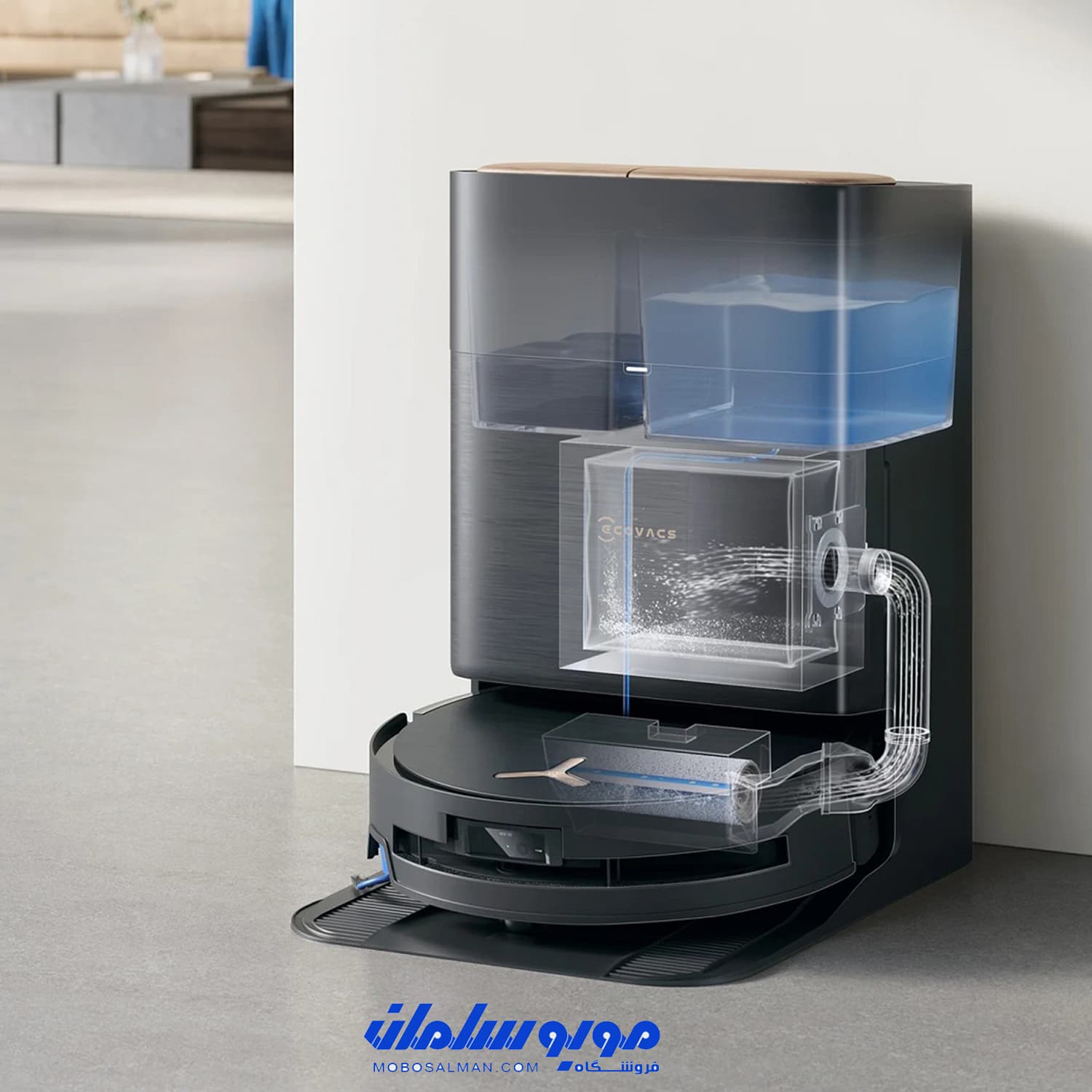 جاروبرقی رباتیک اکووکس مدل Ecovacs Deebot X9 pro omni — تصویر ۱۱