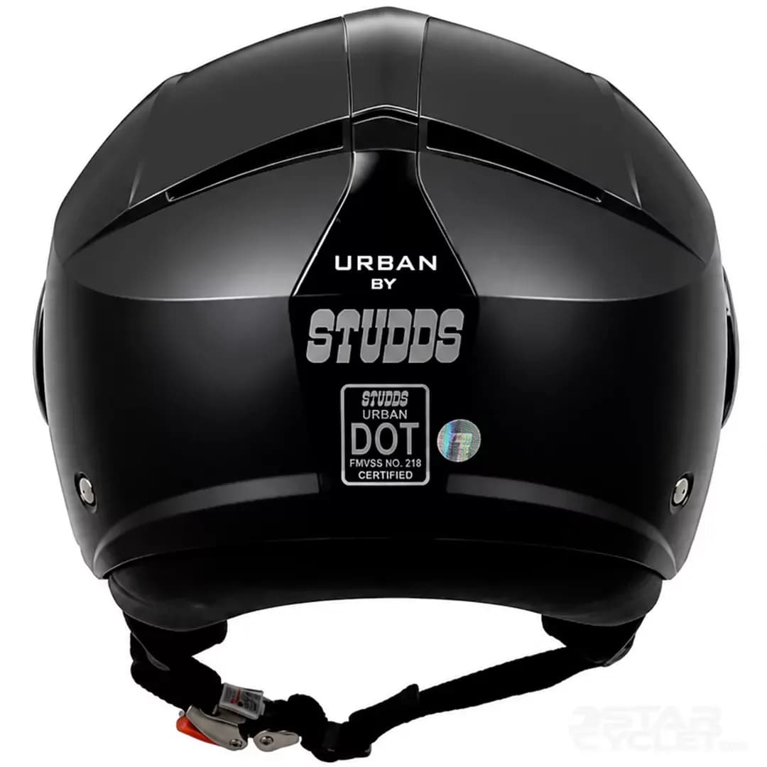 کلاه کاسکت بدون فک استادز مدل URBAN SUPER MATT BLACK — تصویر ۵
