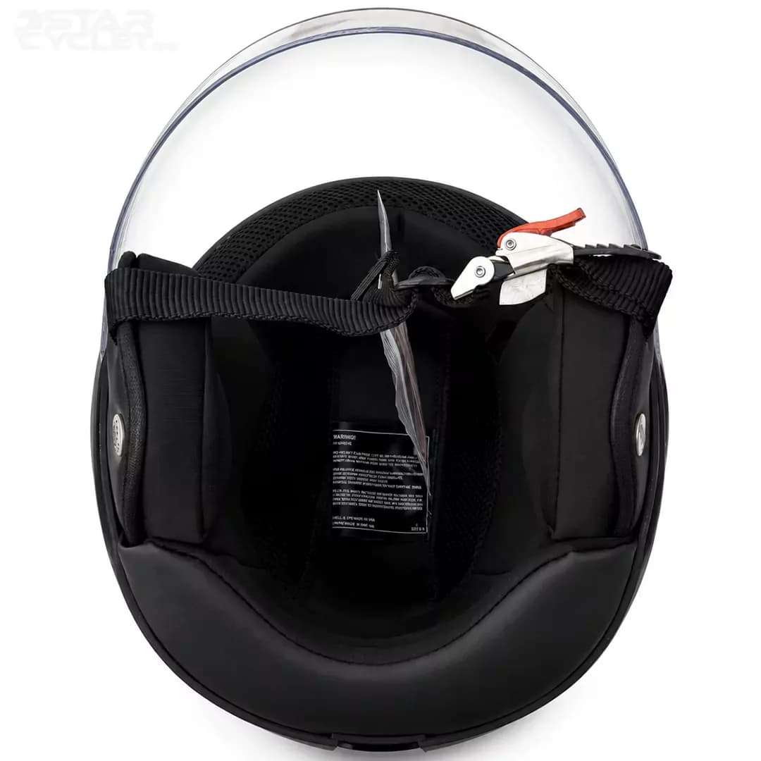 کلاه کاسکت بدون فک استادز مدل URBAN SUPER MATT BLACK — تصویر ۶