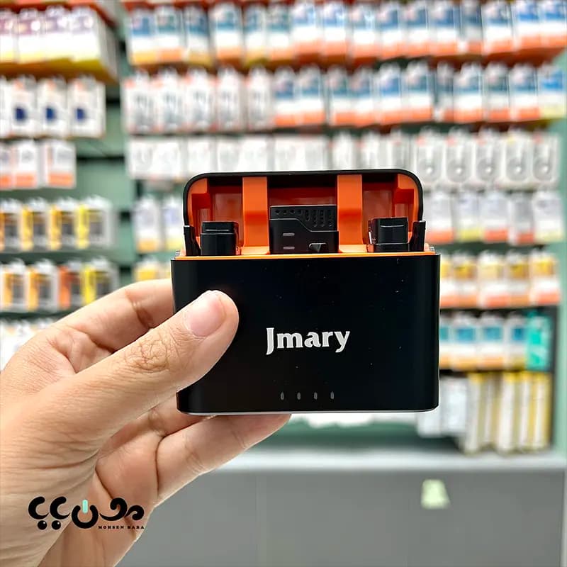 میکروفون بی سیم Jmary MW-16 | میکروفون یقه ای تولید محتوا — تصویر ۳