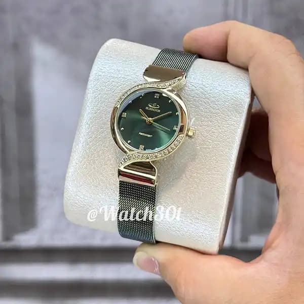 ساعت الگانس زنانه بند حصیری — تصویر ۲