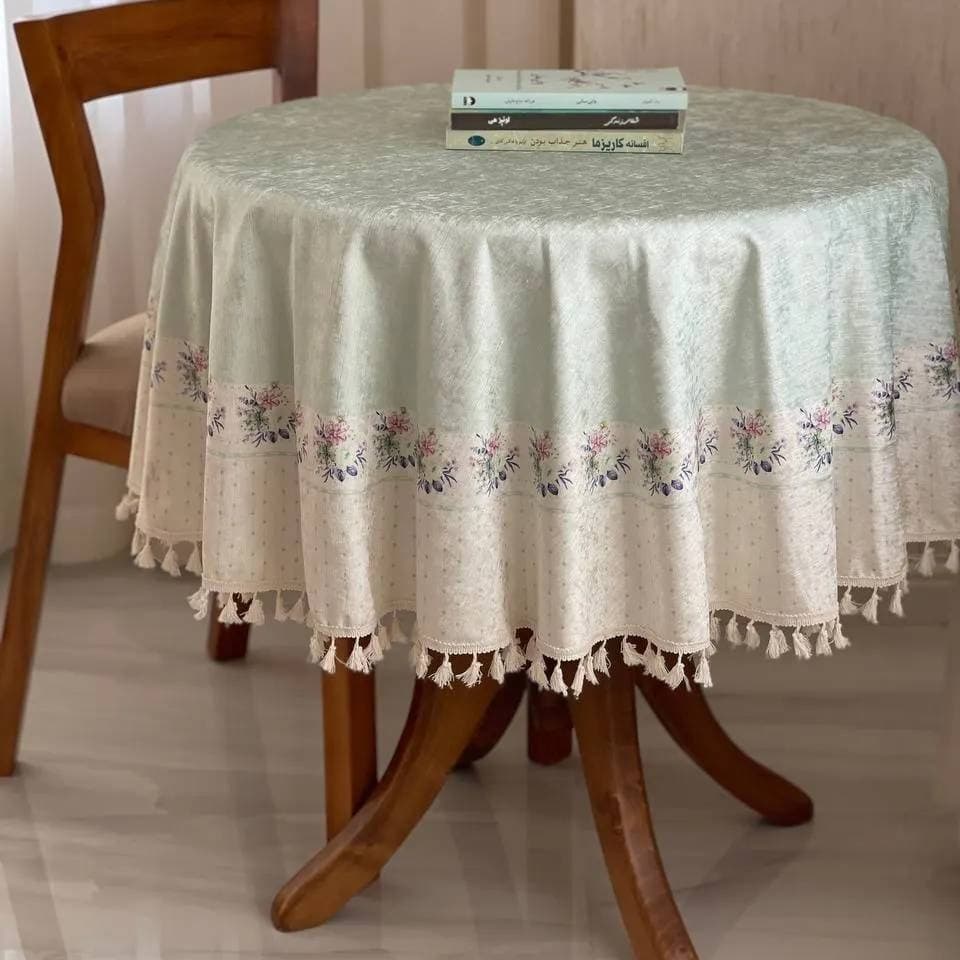 رومیزی و سفره ضدلک طرح پاستیلی
