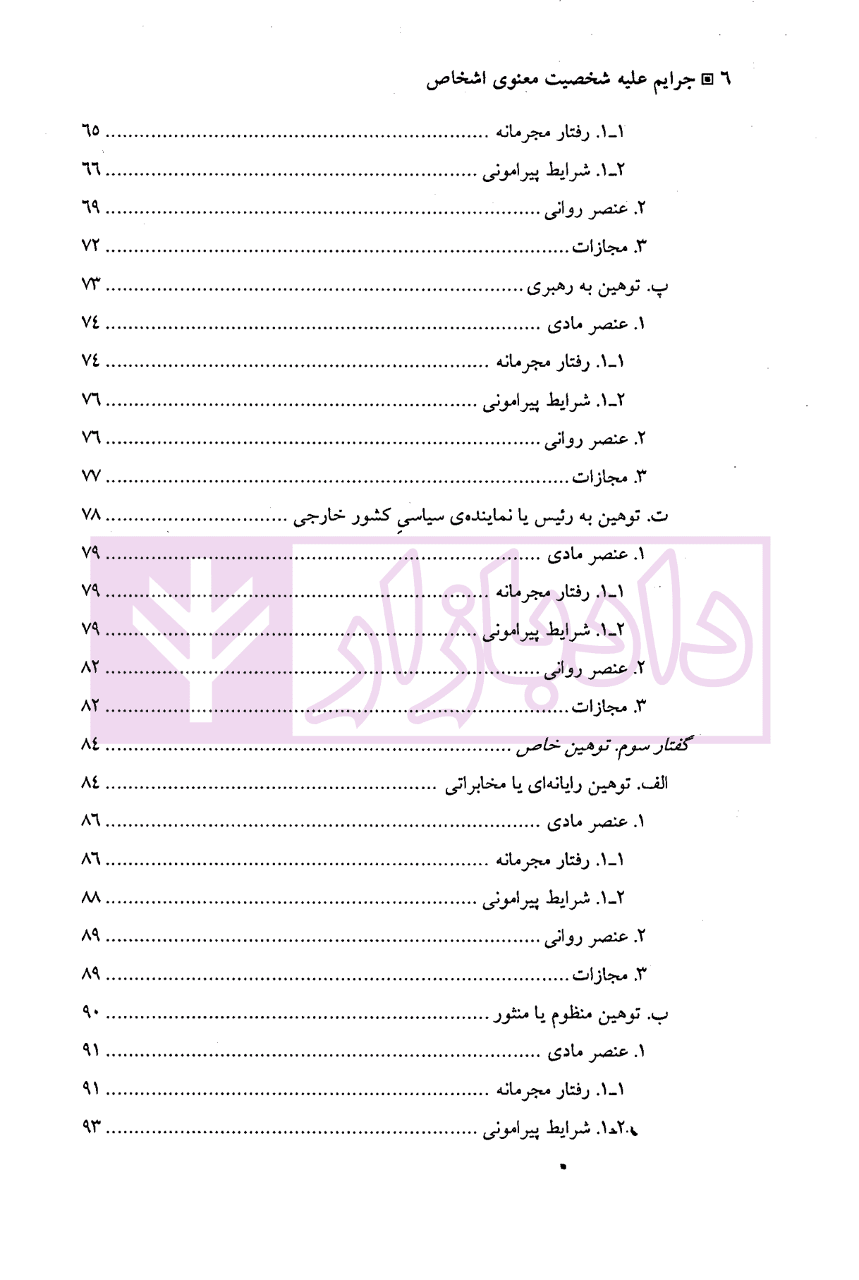 جرایم علیه شخصیت معنوی اشخاص | دکتر اعتمادی — تصویر ۳