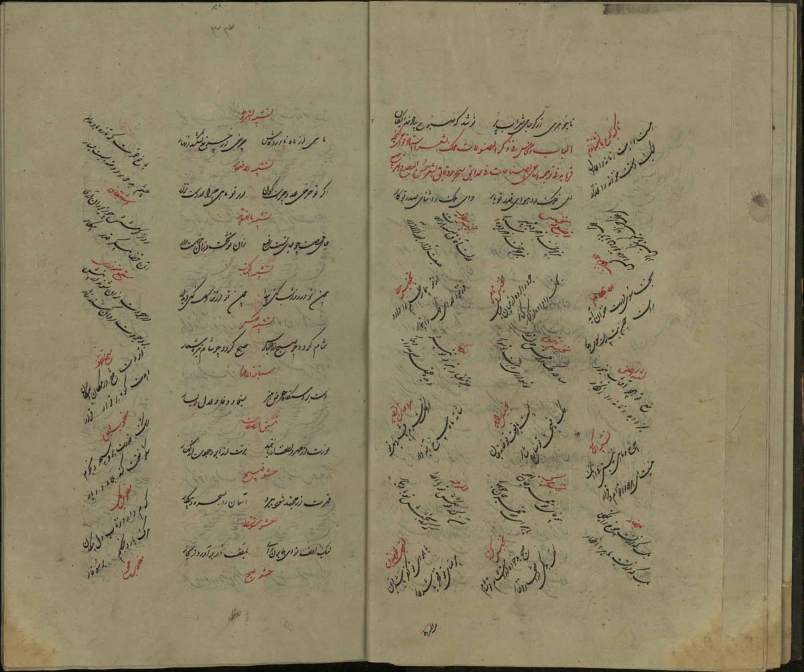 دانلود نسخه خطی مونس الاحرار فی دقایق الاشعار(محمدبن بدر جاجرمی.) — تصویر ۳