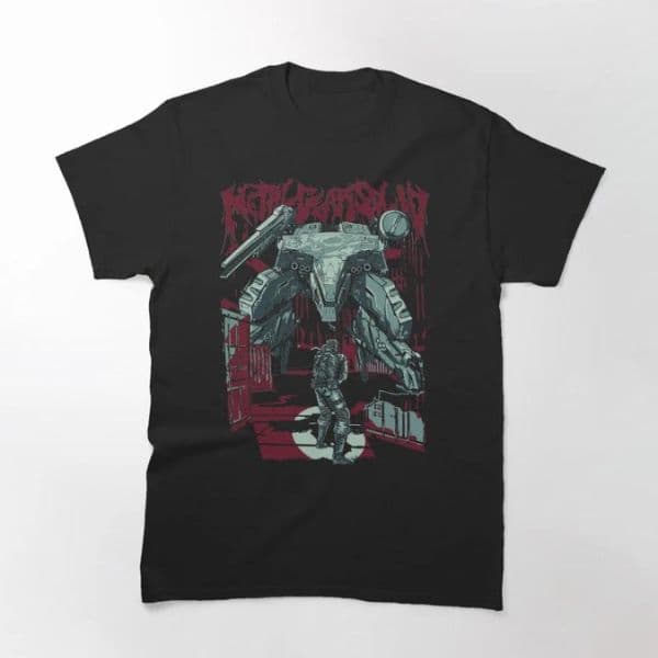 تی شرت گیمی Metal Gear Solid Fan Art Classic — تصویر ۲