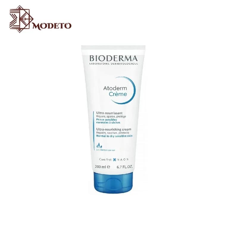 کرم تیوپی صورت و بدن اتودرم بایودرما برای پوست خشک 200ml