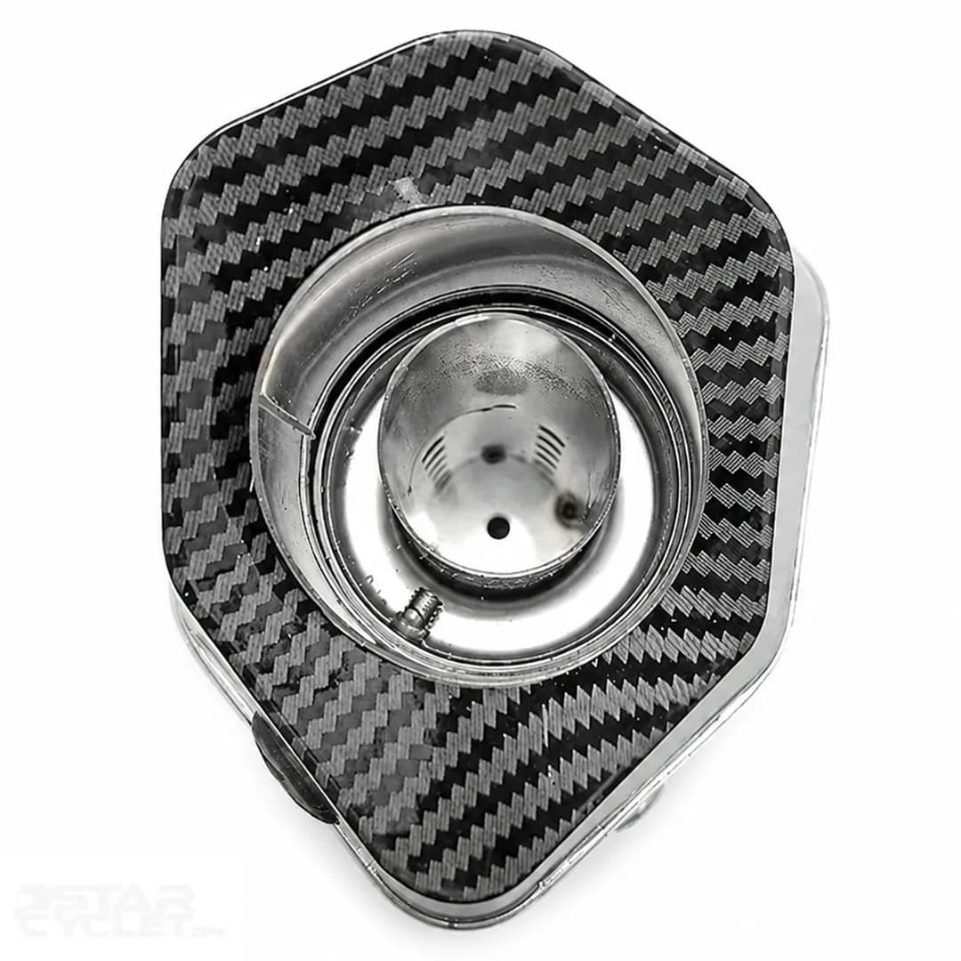 اگزوز 6گوش سایلنسردار آکراپوویچ مدل SILVER CARBON بست دار — تصویر ۳